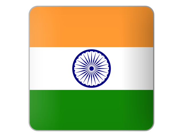 640x480 Square Icon Illustration Of Flag Of India