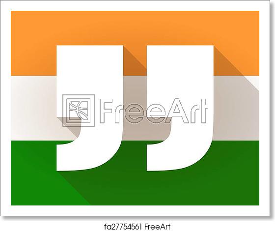 560x470 Free Art Print Of India Flag Icon With Quotes Illustration