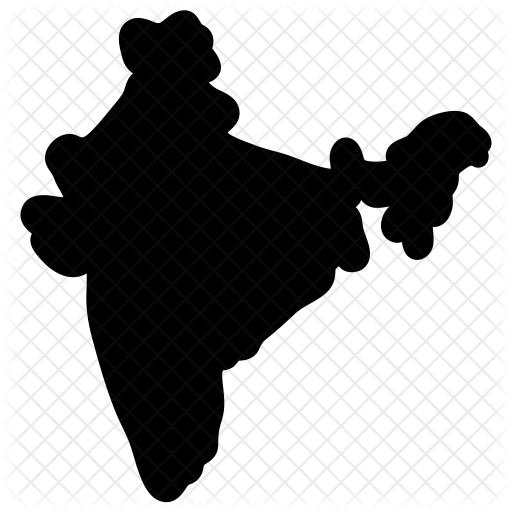 512x512 India Icon Of Glyph Style