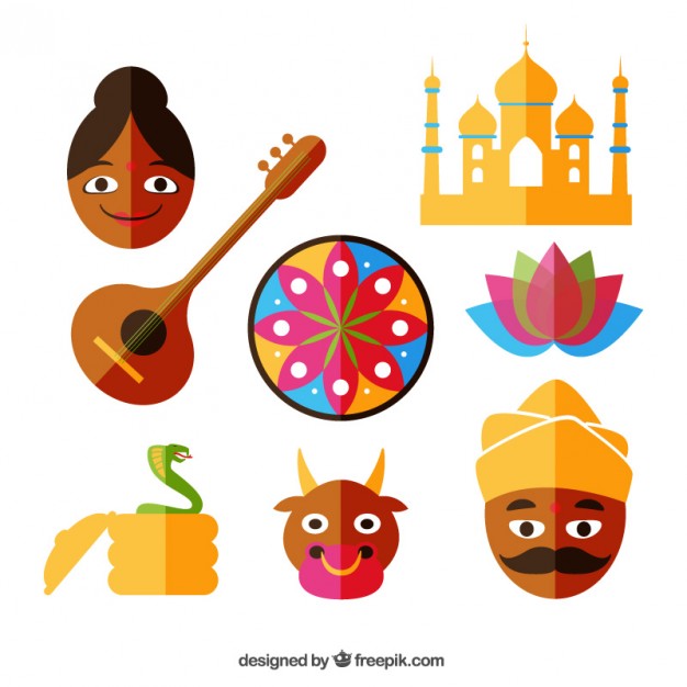 626x626 Indian Icons Set Vector Free Download