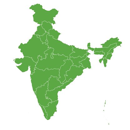 416x416 India Map Country Icon Stock Vectors