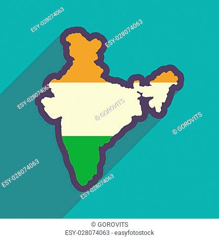 431x470 India Map Icon Stock Photos And Images Age Fotostock