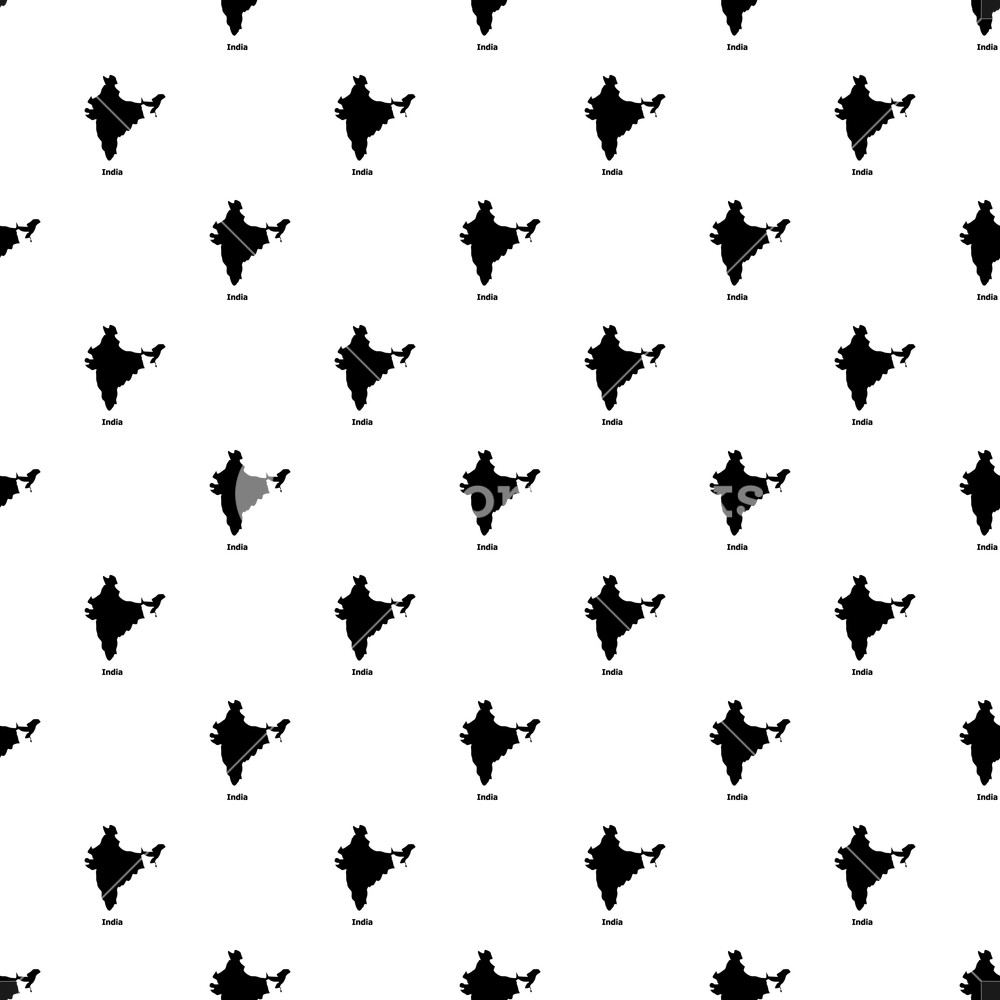 1000x1000 India Map Icon Simple Illustration Of India Map Vector Icon