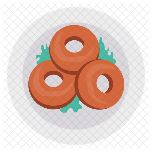 512x512 Indian Food Icon Of Flat Style