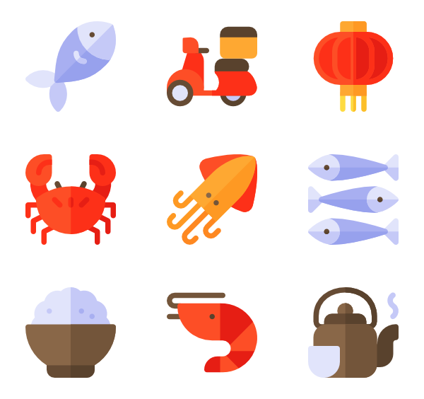 600x564 Indian Food Icons