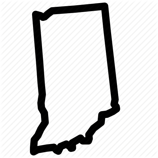 512x512 Indiana, Indiana Map, Indiana State, Map Icon