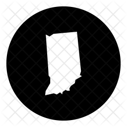 256x256 Indiana Icon Of Glyph Style