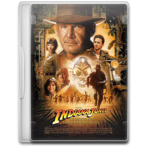 512x512 Indiana Jones And The Kingdom Of The Crystal Skull Icon Movie
