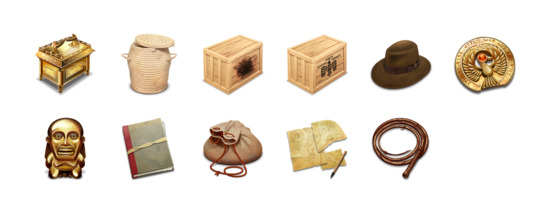 550x214 Indiana Jones And The Raiders Of The Lost Ark Icons Set Png
