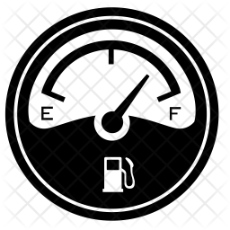 256x256 Fuel Indicator Icon Of Glyph Style