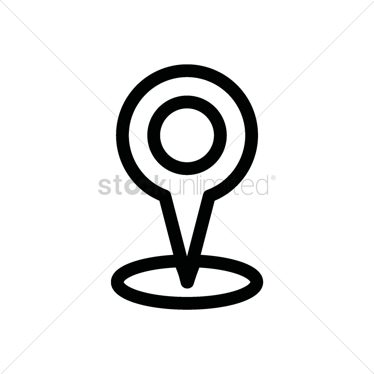 1300x1300 Map Indicator Icon Vector Image