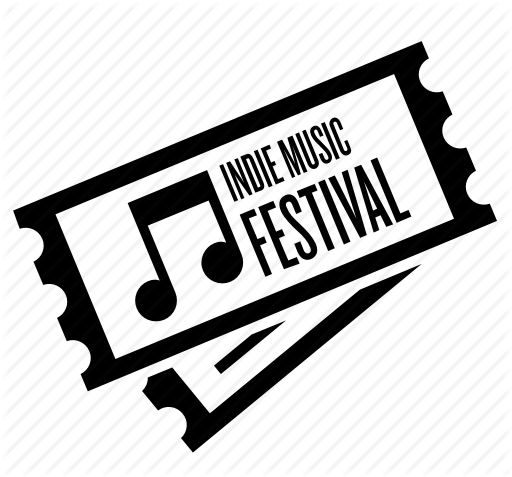 512x477 Festival, Hispter, Indie, Music, Ticket Icon