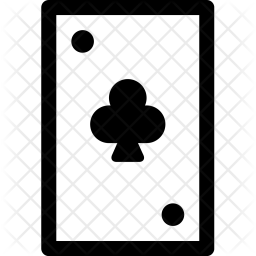 256x256 Card, Clubs, Play, Game, Indoor Icon Of Line Style