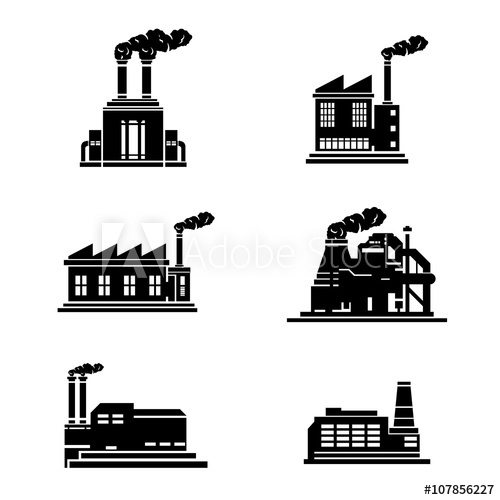Industrial Building Icon