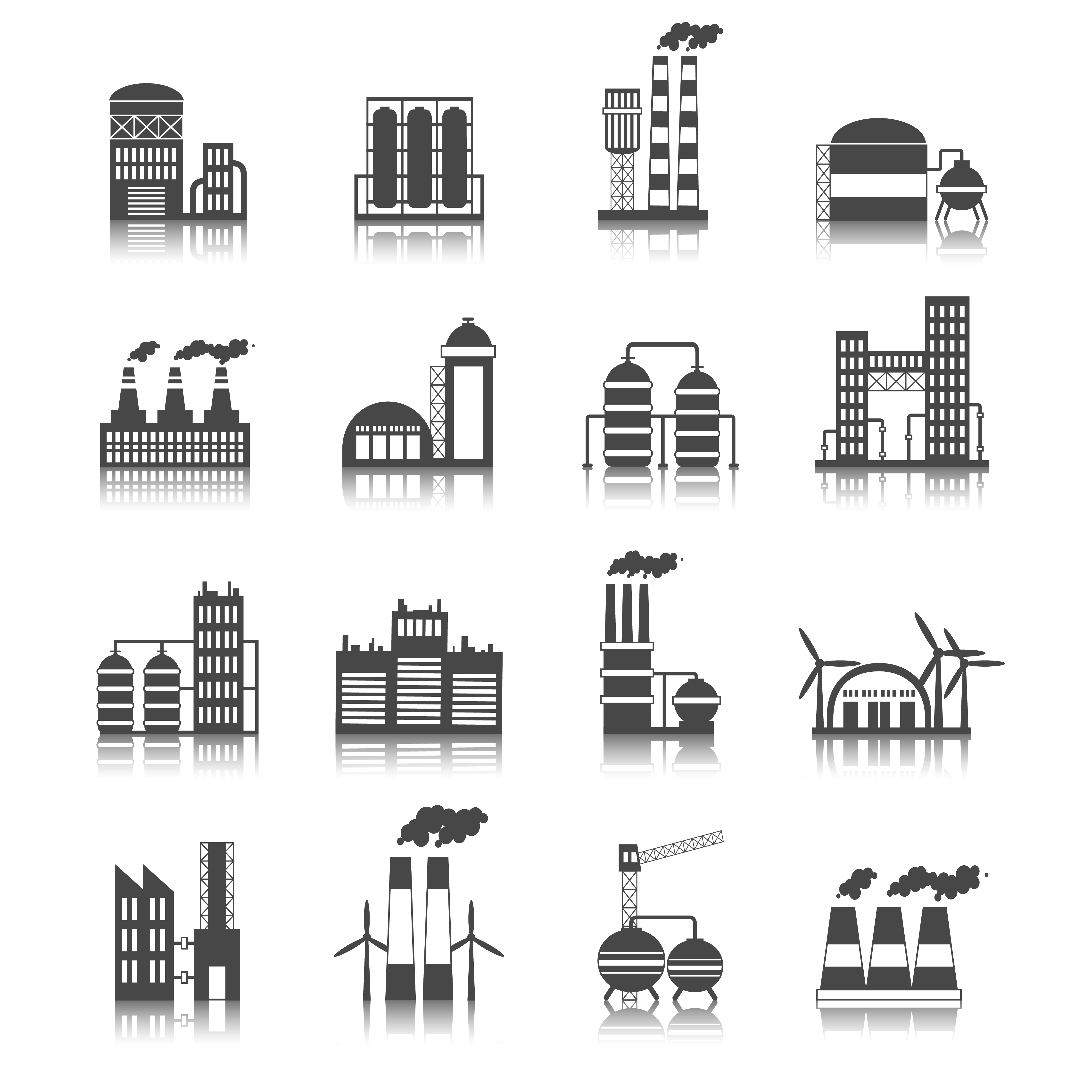 4500x4500 Industrial Building Icons
