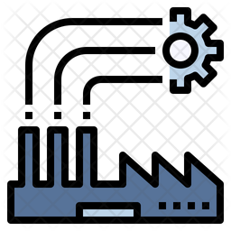 256x256 Industrial Icon Of Colored Outline Style