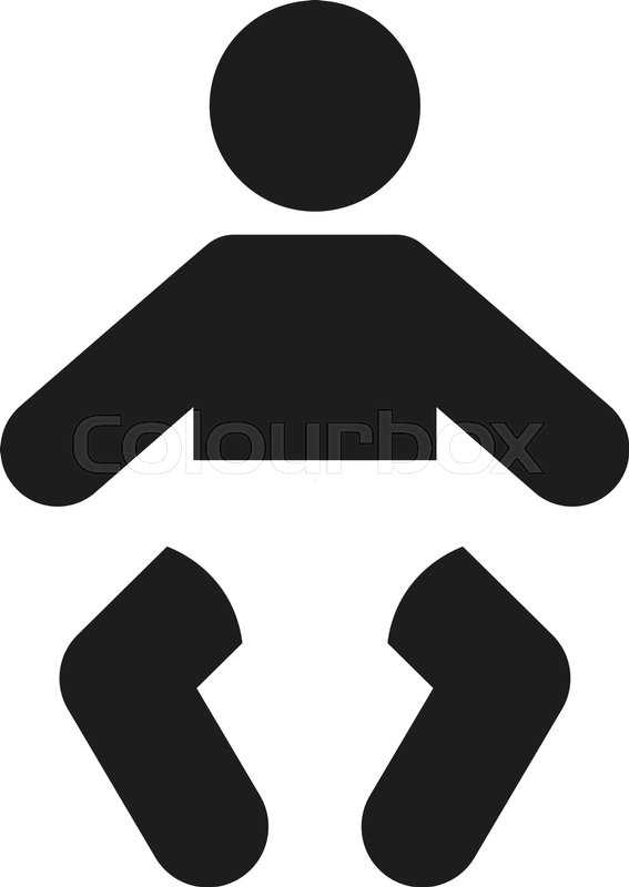 567x800 Baby Icon Design Child, Kid, Infant, Stock Vector Colourbox