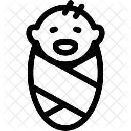 256x256 Infant Icon Of Line Style