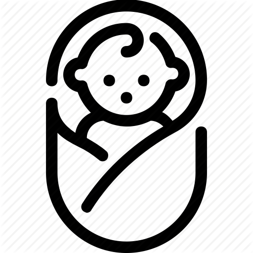 512x512 Baby, Infant, Newborn, Swaddle Icon