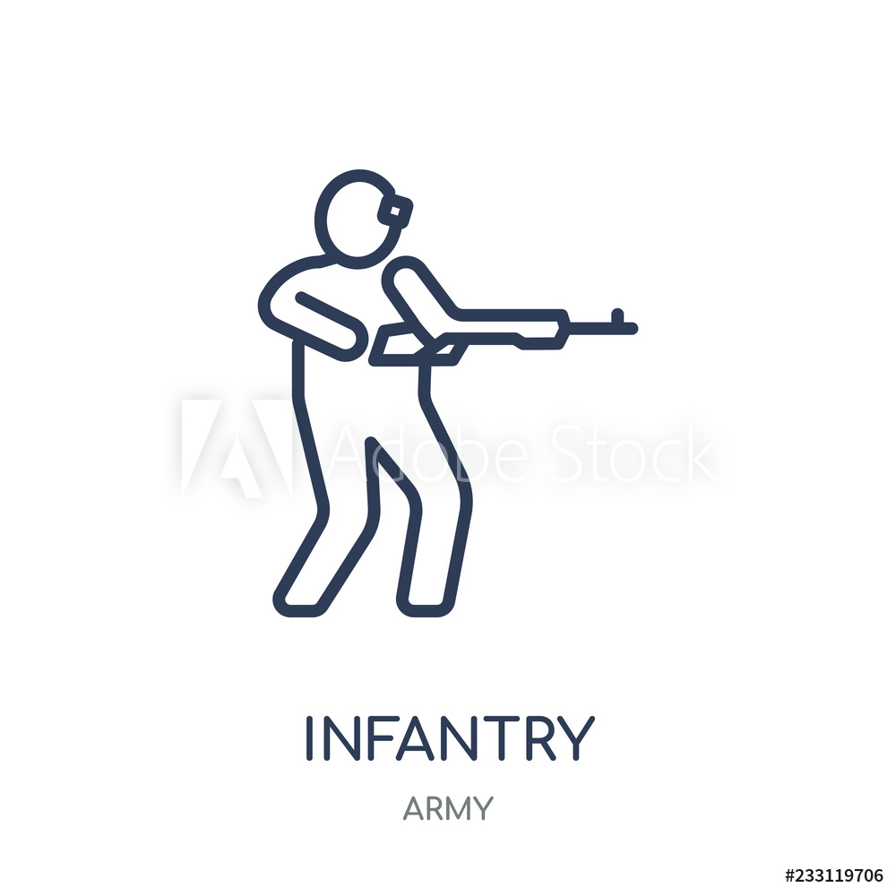 1000x1000 Fotografie, Obraz Infantry Icon Posters Cz