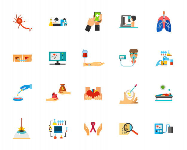 626x500 Viral Infection Icon Set Vector Free Download