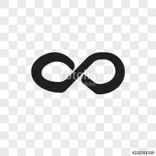 500x500 Infinity Icons Isolated On Transparent Background Modern