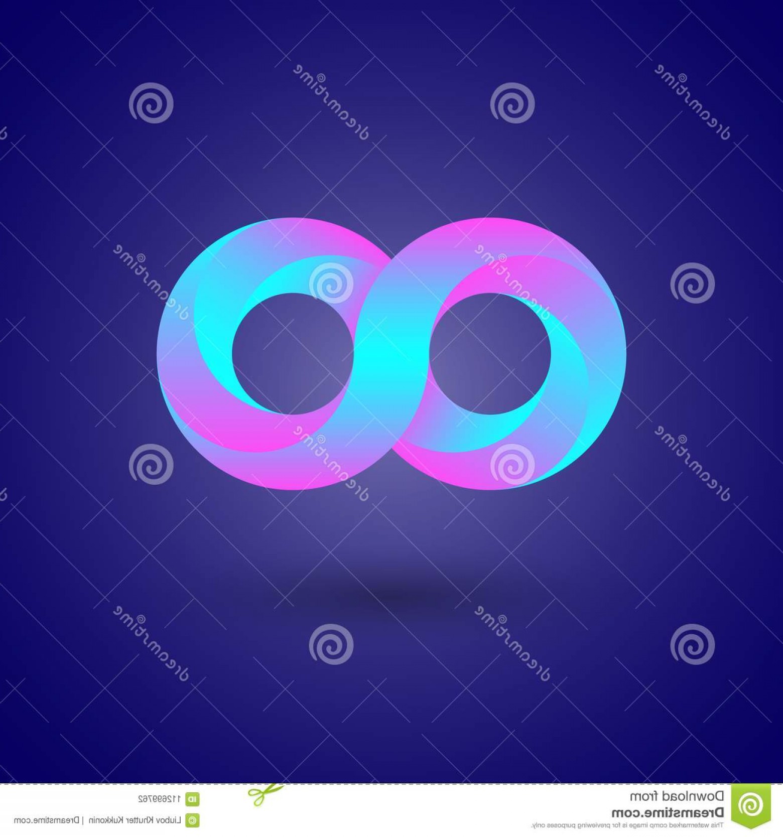 1560x1668 Infinity Symbol Color D Infinity Icon Logo Vector Illustration