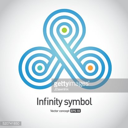 414x415 Infinity Symbol Icon Stock Vectors