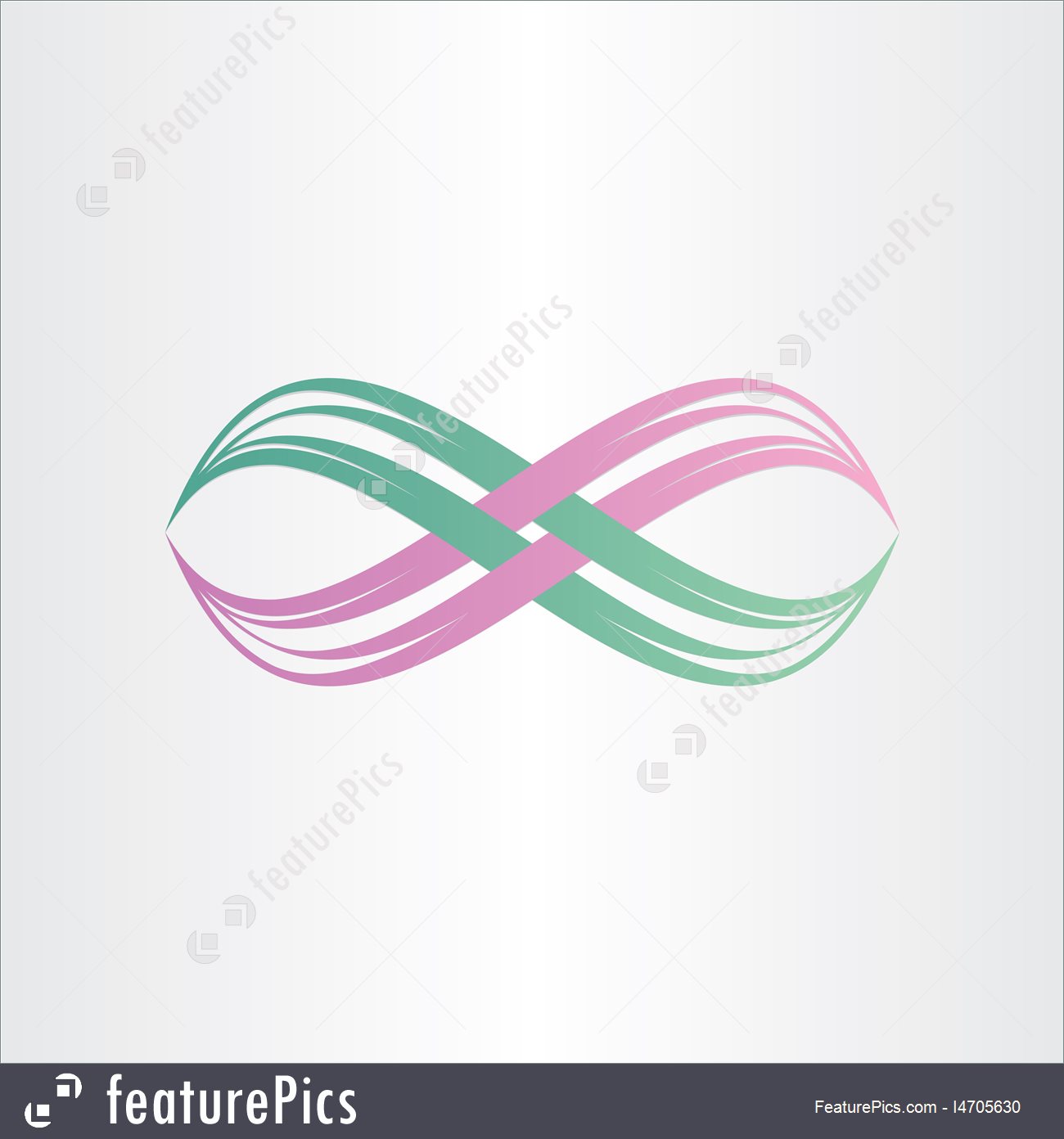1300x1392 Infinity Symbol Stylized Icon Illustration