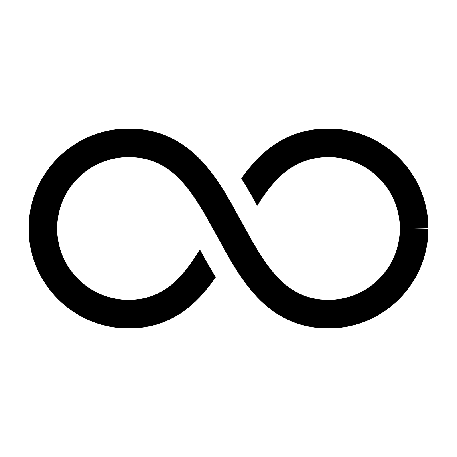 Infinity Symbol Icon at Vectorified.com | Collection of Infinity Symbol ...