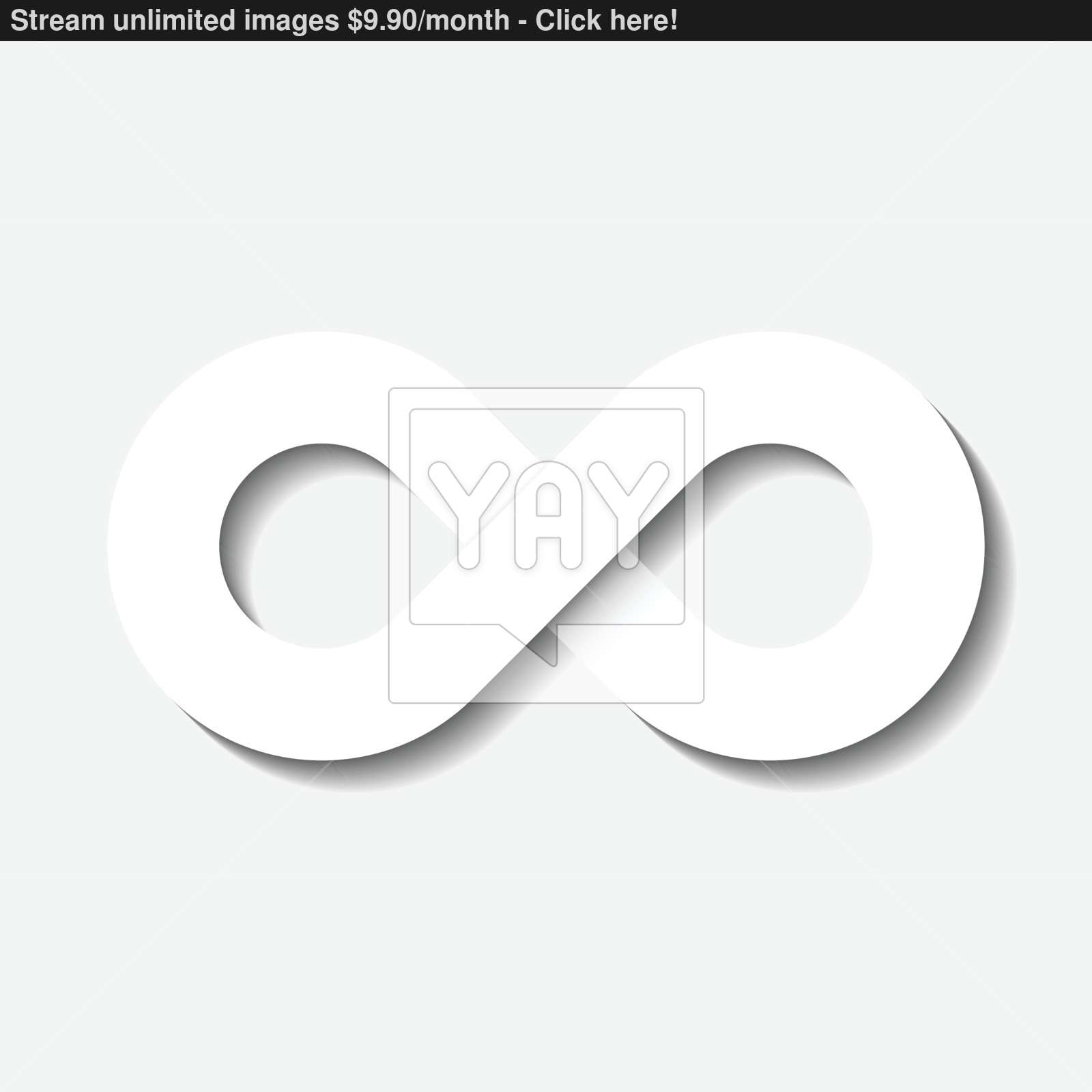 1600x1600 Infinity Symbol Icon Concept Of Infinite, Limitless And Endless