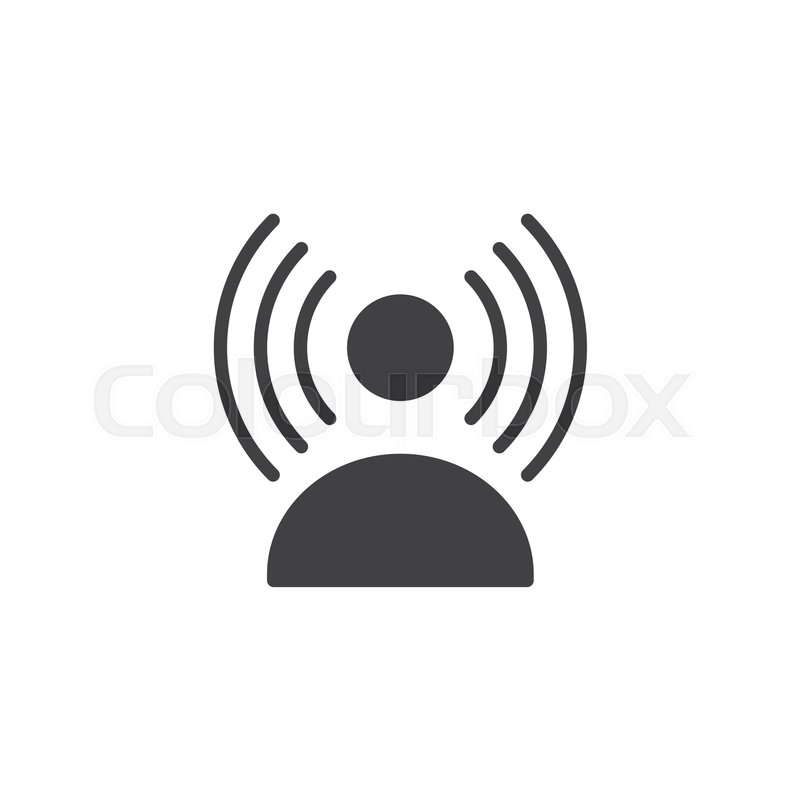 800x800 Influencer Person Vector Icon Filled Stock Vector Colourbox