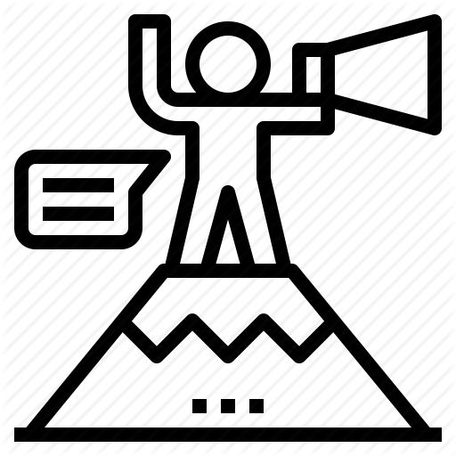 512x512 Announcement, Influencer, Marketing, Promoting, Storyteller Icon