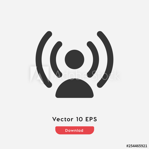 500x500 Influencer Icon Influencer Icon Vector Linear Style Sign