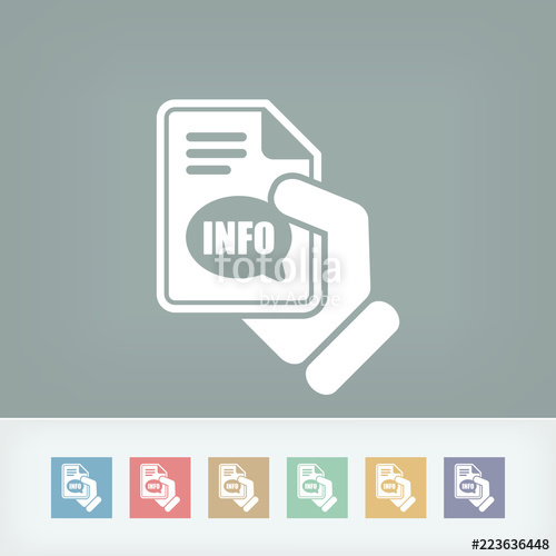 500x500 Info Button Icon Stock Image And Royalty Free Vector