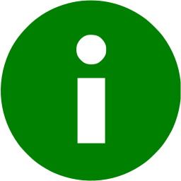 256x256 Green Info Icon