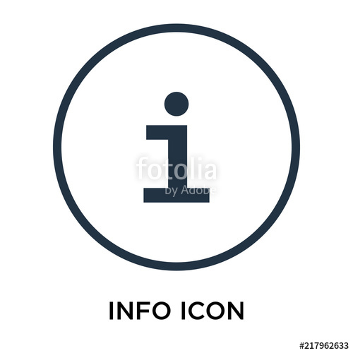 500x500 Info Icon Isolated On White Background Simple And Editable Info