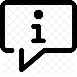 256x256 Chat Info Icon Of Line Style