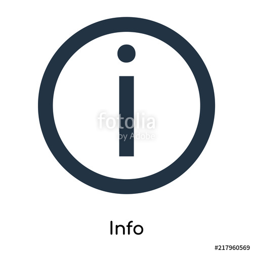 500x500 Info Icons Isolated On White Background Modern And Editable Info