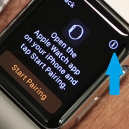 Info Icon On Apple Watch