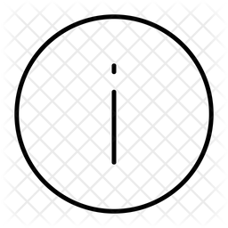 256x256 Info Icon Of Line Style