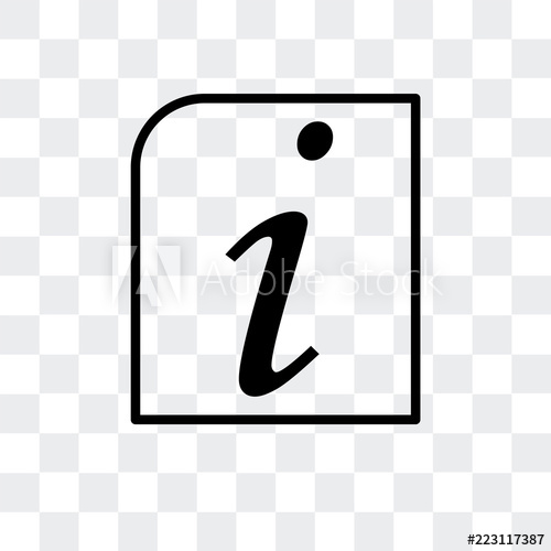 500x500 Info Icon Isolated On Transparent Background Modern And Editable