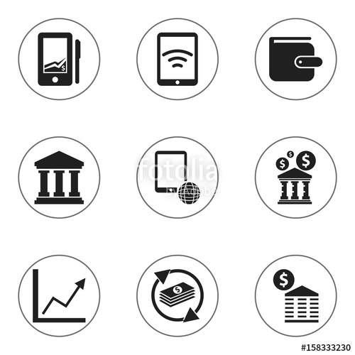 500x500 Set Of Editable Investment Icons Includes Symbols Such As