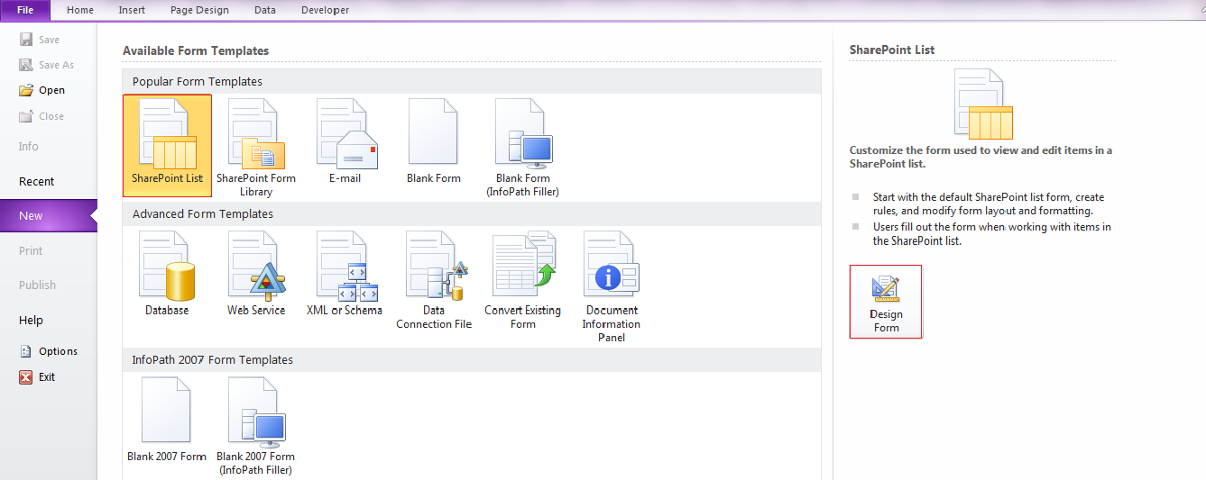 1337x533 How To Publish An Infopath Form To The Sharepoint List