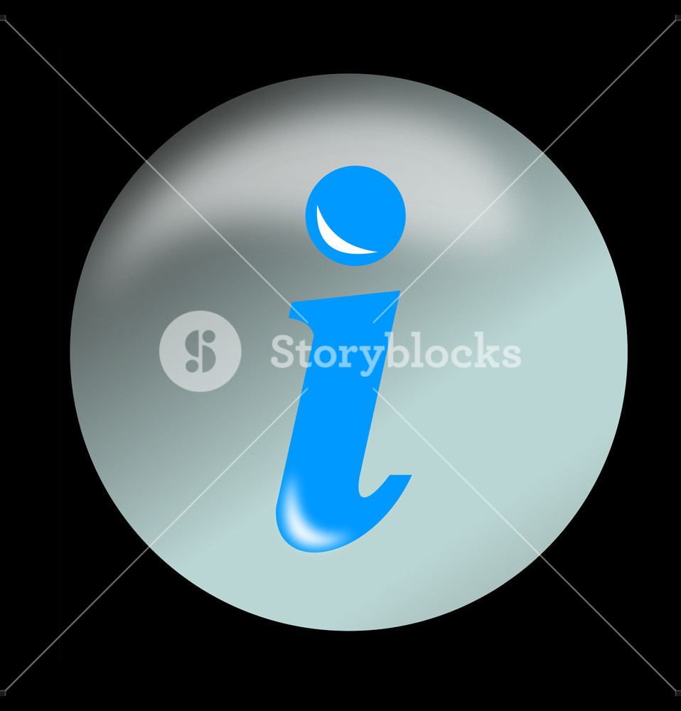 958x1000 Icon Information Button Royalty Free Stock Image