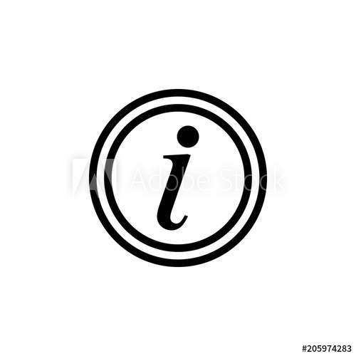 500x500 Information Button Icon Element Of Web Icon For Mobile Concept