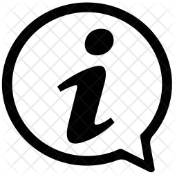 256x256 Information Icon Of Glyph Style