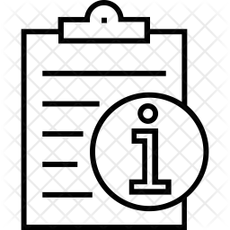 256x256 Information Icon Of Line Style