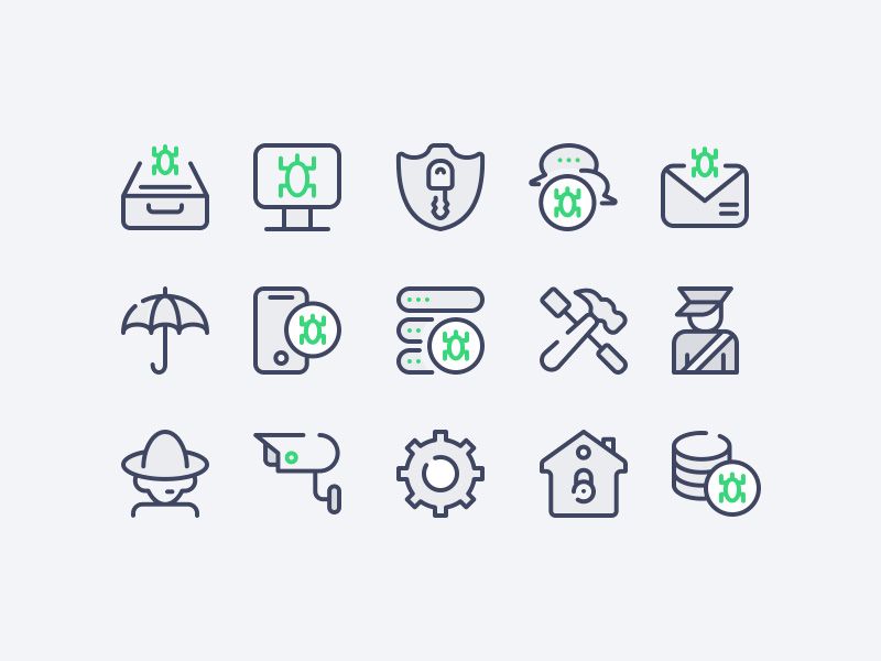 800x600 Cyber Security Icons