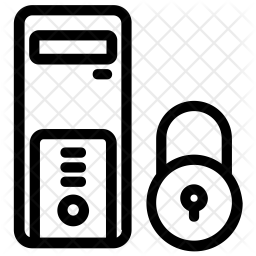 256x256 Information Security Icon Of Line Style